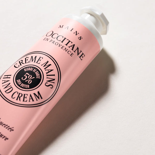 L'Occitane Qualité Confort Snow Shea Hand Cream (Peony), 30ml