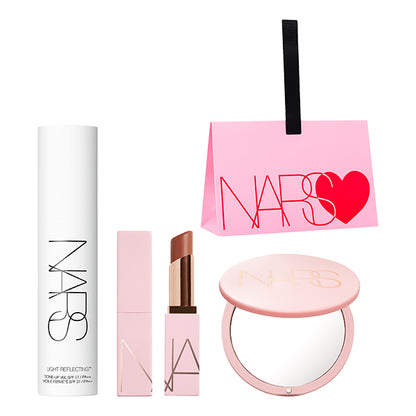 NARS Limited Edition Tone-Up Veil & Lip Balm N Kit (232 Crush), 3g, 30ml, 1 Sheet, 1 Piece
