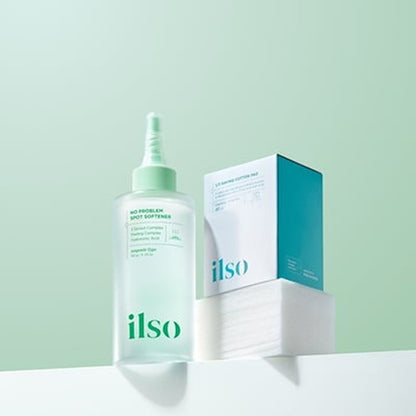 ilso No Problem Spot Softener & Cotton Pad Set