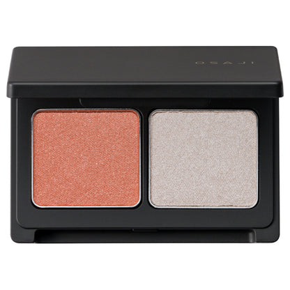 OSAJI Nuance Eyeshadow Duo, EX03 Kakushitobira (Hidden Door), 4g
