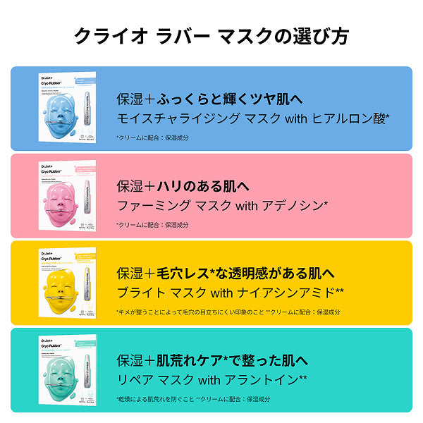Dr.Jart+ Cryo Rubber Firming & Brightening Mask Set, 2 sheets