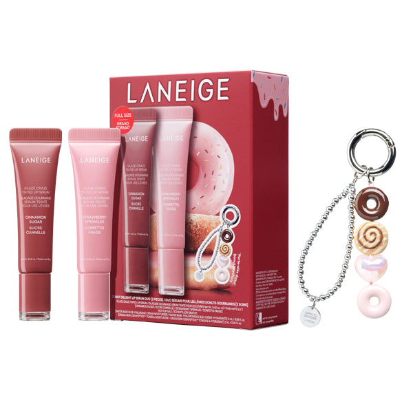 LANEIGE Glaze Tint Lip Serum Duo Set, 12g x 2, 1 piece