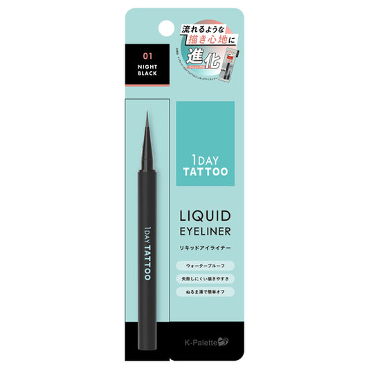 K-palette 1 DAY TATTOO Liquid Eyeliner a (01), 0.67ml