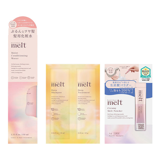 melt Moist Conditioning Water Set (Geranium & Muguet), 170ml