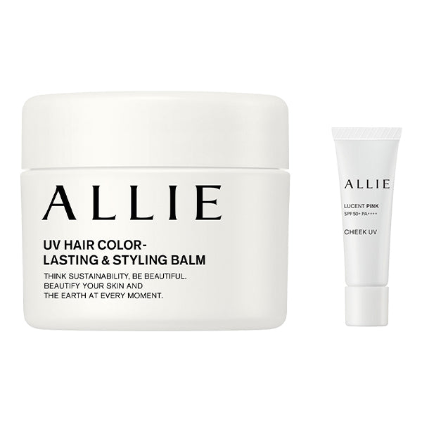 ALLIE Chrono Beauty UV Hair Color Lasting & Styling Balm Set, 1 Set