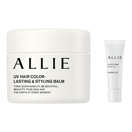 ALLIE Chrono Beauty UV Hair Color Lasting & Styling Balm Set, 1 Set