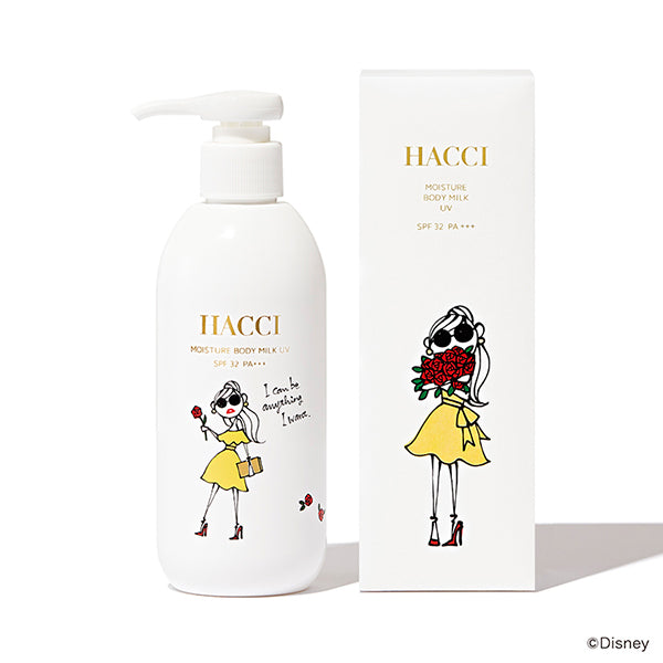 HACCI Moisture Body Milk UV SPF32 PA+++ Disney Limited Edition, 250ml (Fresh Floral La Cherie)