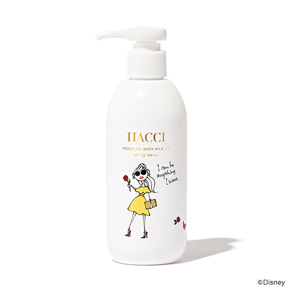 HACCI Moisture Body Milk UV SPF32 PA+++ Disney Limited Edition, 250ml (Fresh Floral La Cherie)