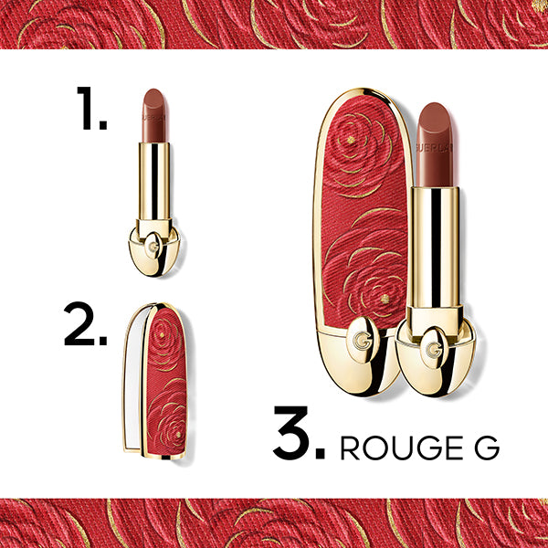GUERLAIN Rouge G Luxurious Velvet Refill (205), 3.5g