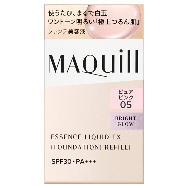 MAQuillAGE Essence Liquid EX Bright Glow SPF30 PA+++ Refill (Pure Pink 05), 24ml