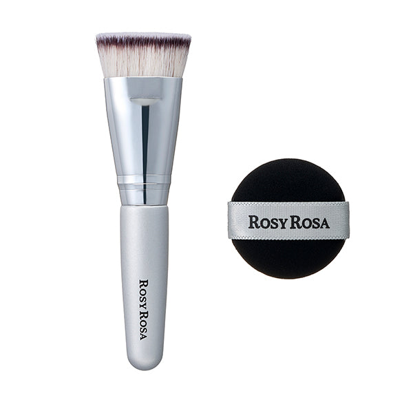 Rosy Rosa Multi Foundation Brush & Puff (Petit Size)