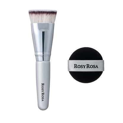 Rosy Rosa Multi Foundation Brush & Puff (Petit Size)