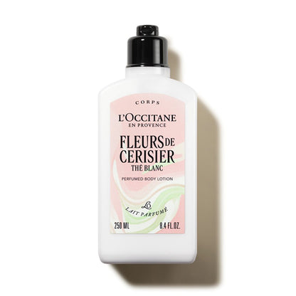 L’Occitane White Tea & Cherry Blossom Perfumed Body Milk, 250ml