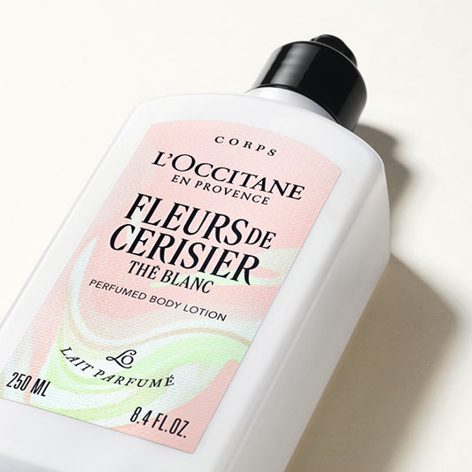 L’Occitane White Tea & Cherry Blossom Perfumed Body Milk, 250ml