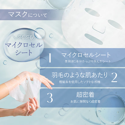 ALFACE CR Princess Glow Mask, 30ml x 6