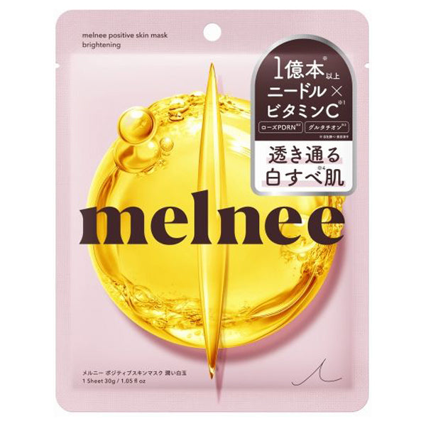 melnee Positive Skin Mask (Radiance), 1 Sheet