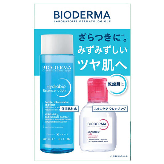 BIODERMA Hydrabio Essence Lotion & Sensibio H2O Set, 200ml, 100ml