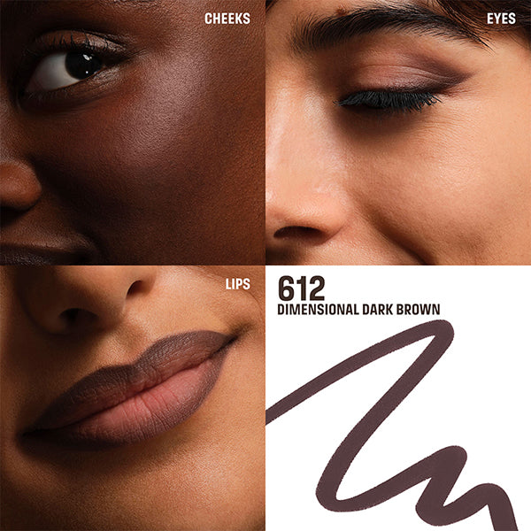 MAKE UP FOR EVER Artist Color Pencil 612 Dimensional Dark Brown, 1.41g