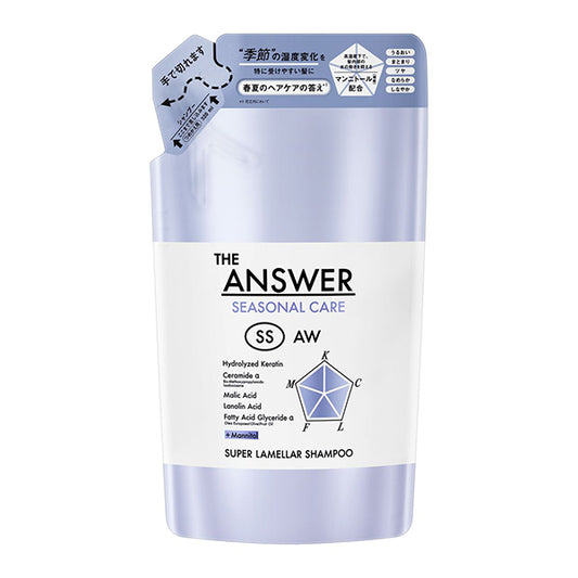 THE ANSWER Seasonal Care SS Super Lamella Shampoo Refill (Jasmine & Mandarin Orange), 320ml