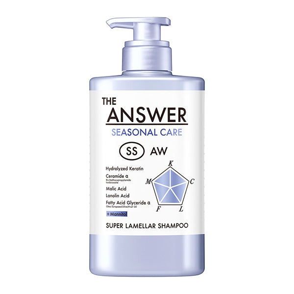 THE ANSWER Seasonal Care SS Super Lamella Shampoo Pump (Jasmine & Mandarin Orange), 400ml