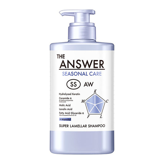 THE ANSWER Seasonal Care SS Super Lamella Shampoo Pump (Jasmine & Mandarin Orange), 400ml