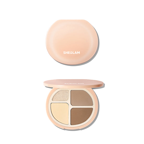 SHEGLAM Hyper Sclut Highlight & Contour Palette (Warm), 10g