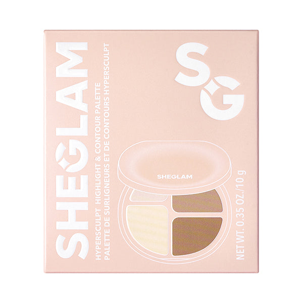 SHEGLAM Hyper Sclut Highlight & Contour Palette (Warm), 10g