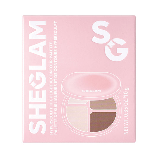 SHEGLAM Hyper Sclut Highlight & Contour Palette (Cool), 10g