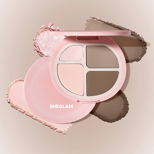 SHEGLAM Hyper Sclut Highlight & Contour Palette (Cool), 10g