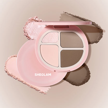 SHEGLAM Hyper Sclut Highlight & Contour Palette (Cool), 10g