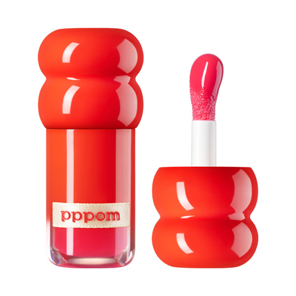 pppom Plump Pop Gloss P01 Pomme Red, 3.5ml (Fresh Apple)