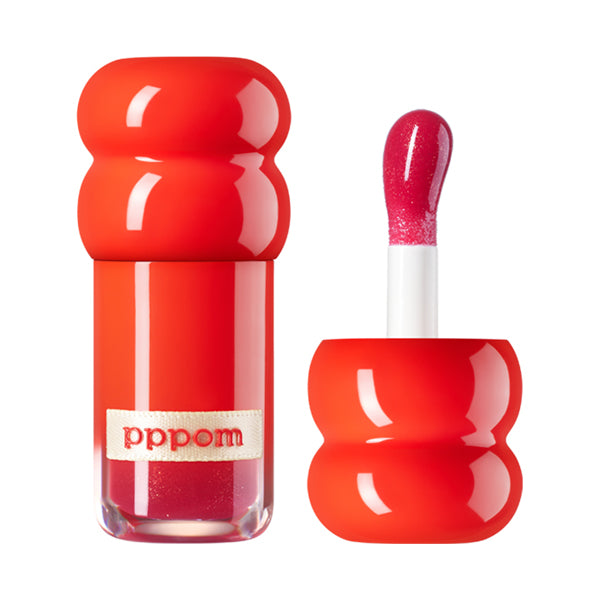 pppom Plump Pop Gloss P11 Crush Red, 3.5ml (Fresh Apple)