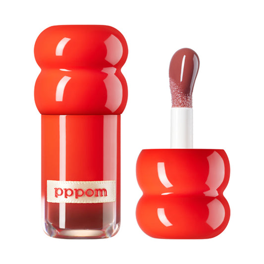 pppom Plump Pop Gloss P10 Baked Brown, 3.5ml (Fresh Apple)