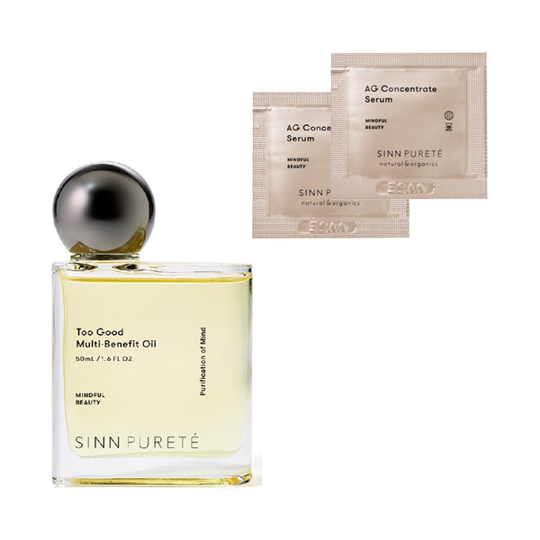Sinn Purete’ Too Good Multi Benefit Oil Purification of Mind + AG Serum Set (Purification of Mind), 50ml