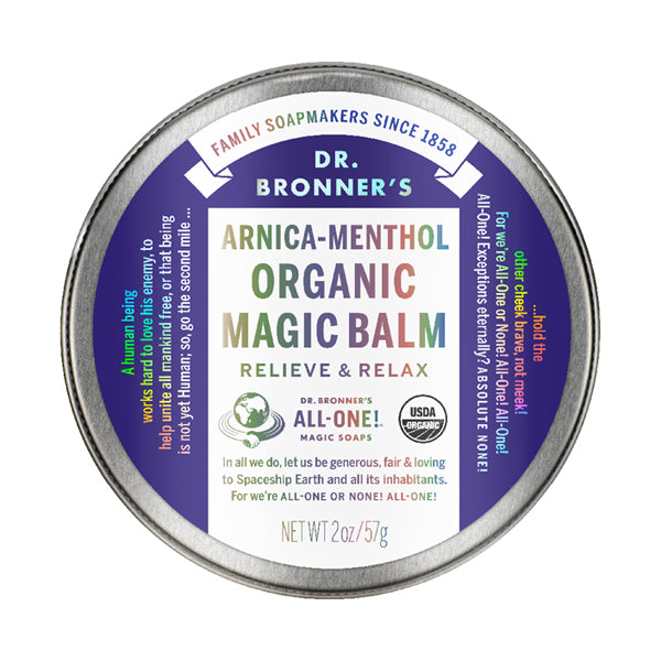 Dr. Bronner’s Organic Magic Balm Arnica Menthol, 57g