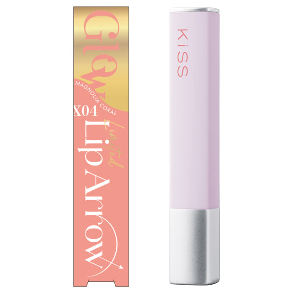 KiSS Lip Arrow Glow X (04 Magnolia Coral)
