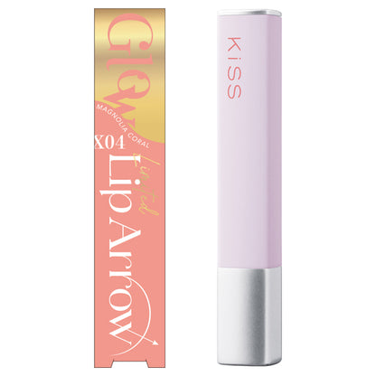 KiSS Lip Arrow Glow X (04 Magnolia Coral)