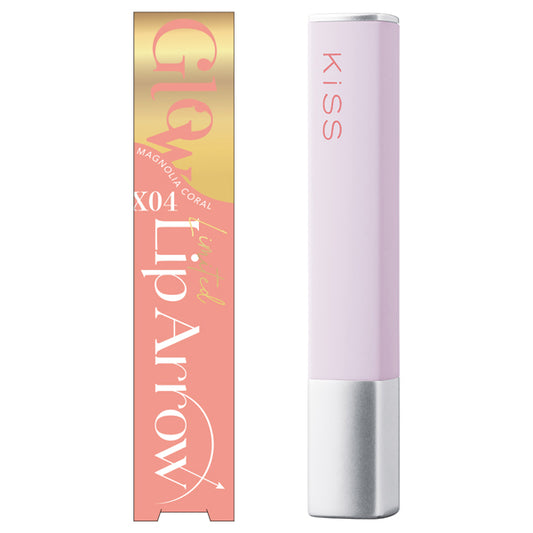 KiSS Lip Arrow Glow X (04 Magnolia Coral)