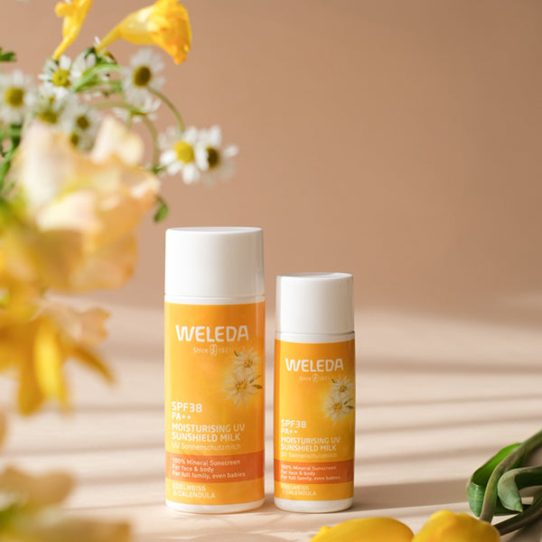 WELEDA Edelweiss UV Protect Milk Limited Edition, 90ml (Fresh Citrus)