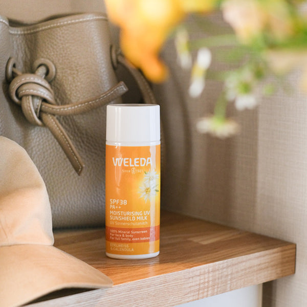 WELEDA Edelweiss UV Protect Milk Limited Edition, 90ml (Fresh Citrus)