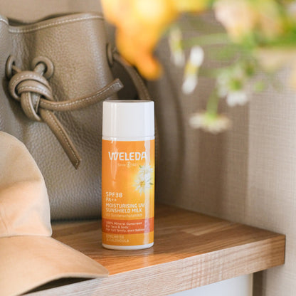 WELEDA Edelweiss UV Protect Milk Limited Edition, 90ml (Fresh Citrus)