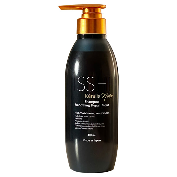 ISSHI Keralisse Noir Shampoo Smoothing Repair Moist, 400ml