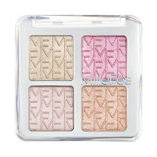 MilleFee Idol Highlighter Palette (02 Rose Pink)