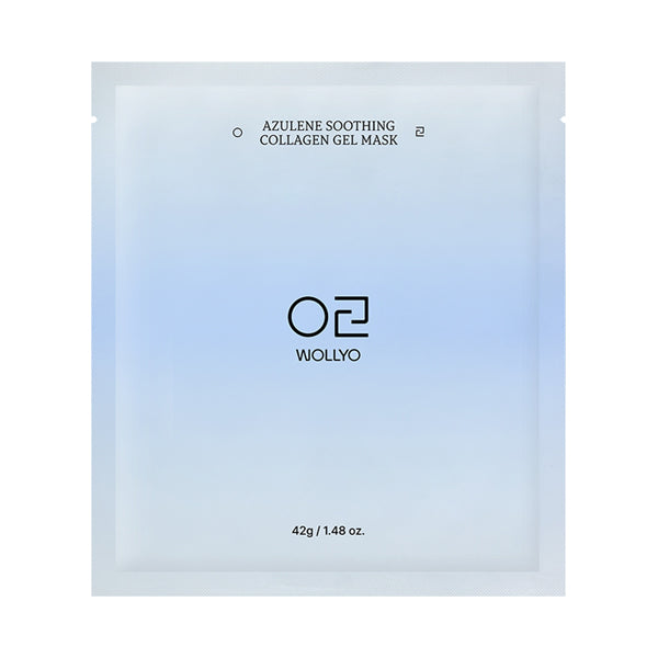 Genryo Kobo Azulen Soothing Collagen Gel Mask, 5 Sheets (42g)