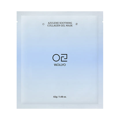 Genryo Kobo Azulen Soothing Collagen Gel Mask, 5 Sheets (42g)