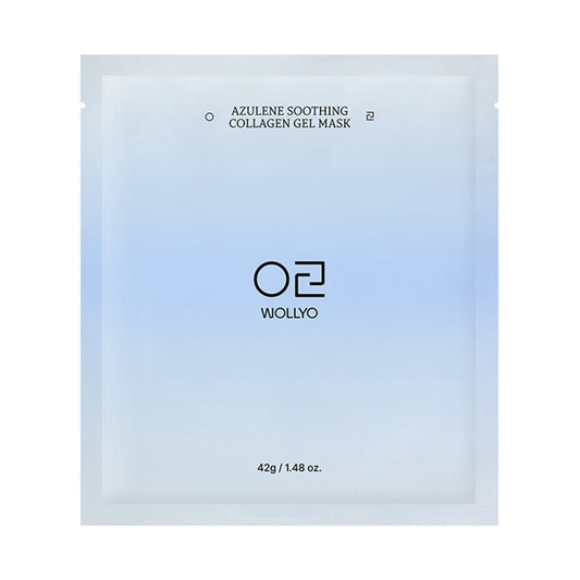 Genryo Kobo Azulen Soothing Collagen Gel Mask, 5 Sheets (42g)
