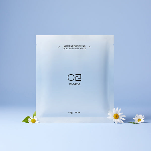 Genryo Kobo Azulen Soothing Collagen Gel Mask, 5 Sheets (42g)