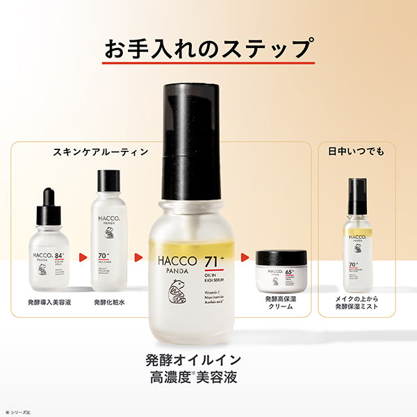 HACCO.PANDA Fermented Oil-In Intensive Serum N, 30ml