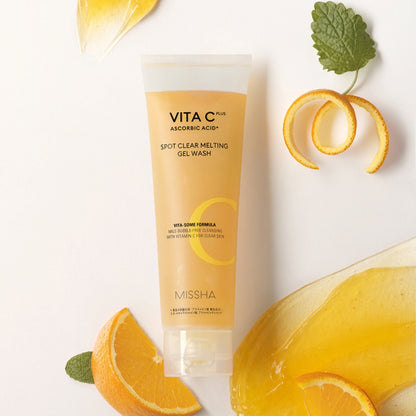 MISSHA Vita C Plus Gel Facial Wash, 120g