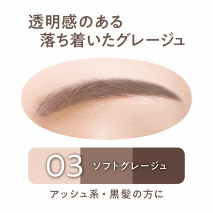 CEZANNE Eyebrow & Shade Powder (03 Soft Greige)